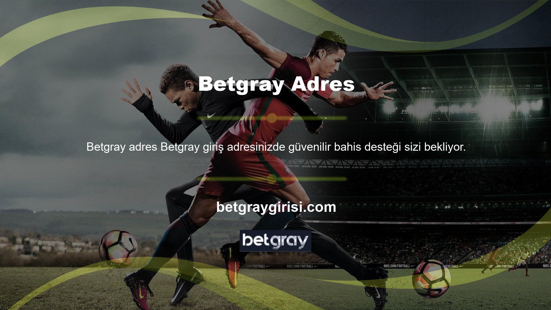 Betgray, spor bahisleri kategorisinde özel oyunlar sunmaktadır