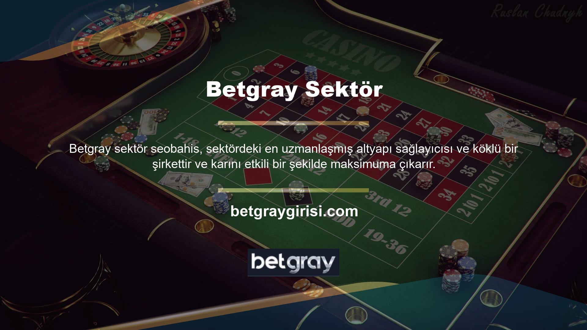 Betgray gelişmiş bahis yaklaşımı, spor bahislerinin, blackjack ve masa oyunları gibi canlı bahis seçeneklerinin, poker, video Poker ve slot makineleri gibi çevrimiçi casino özelliklerinin dahil edilmesini sağlar