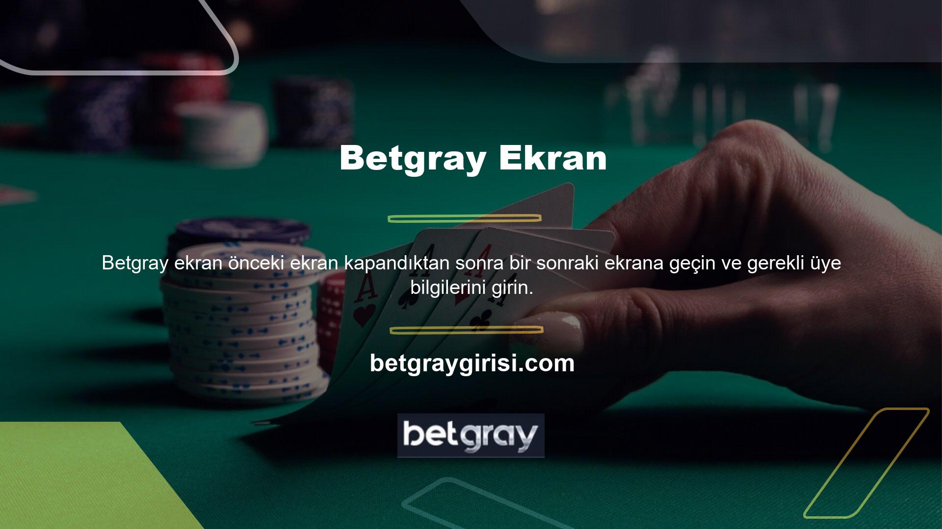 Betgray bahis kayıtlarına erişir ve kayıt ekranındaki 'kişisel bilgiler' bölümünü doldurur