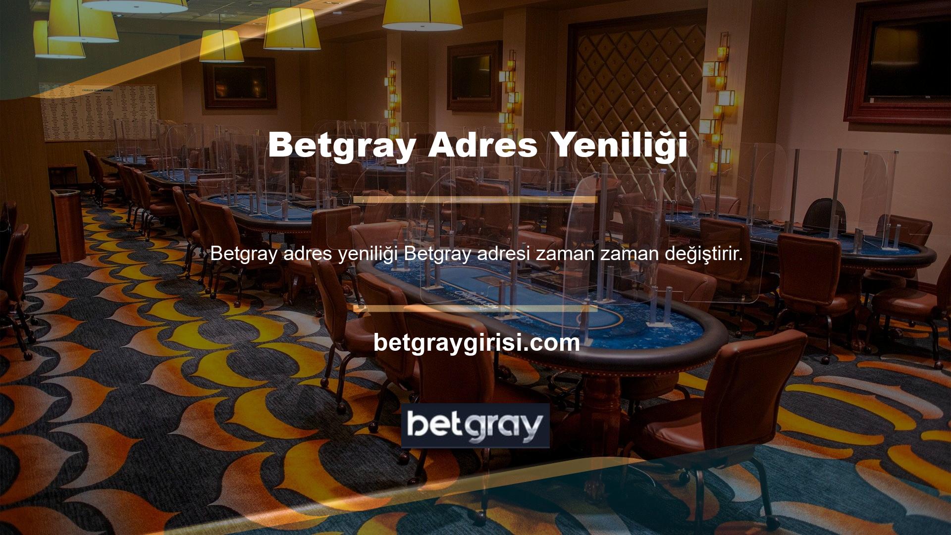 Bu nedenle, Betgray bahis meraklıları zaman zaman yeni bir adrese bakmalıdır